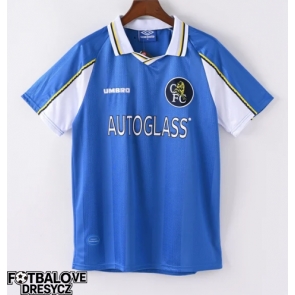 Chelsea 1997-1998 Retro Domácí Dres Krátký Rukáv Chelsea 1997-1998 Retro Domácí Dres Krátký Rukáv